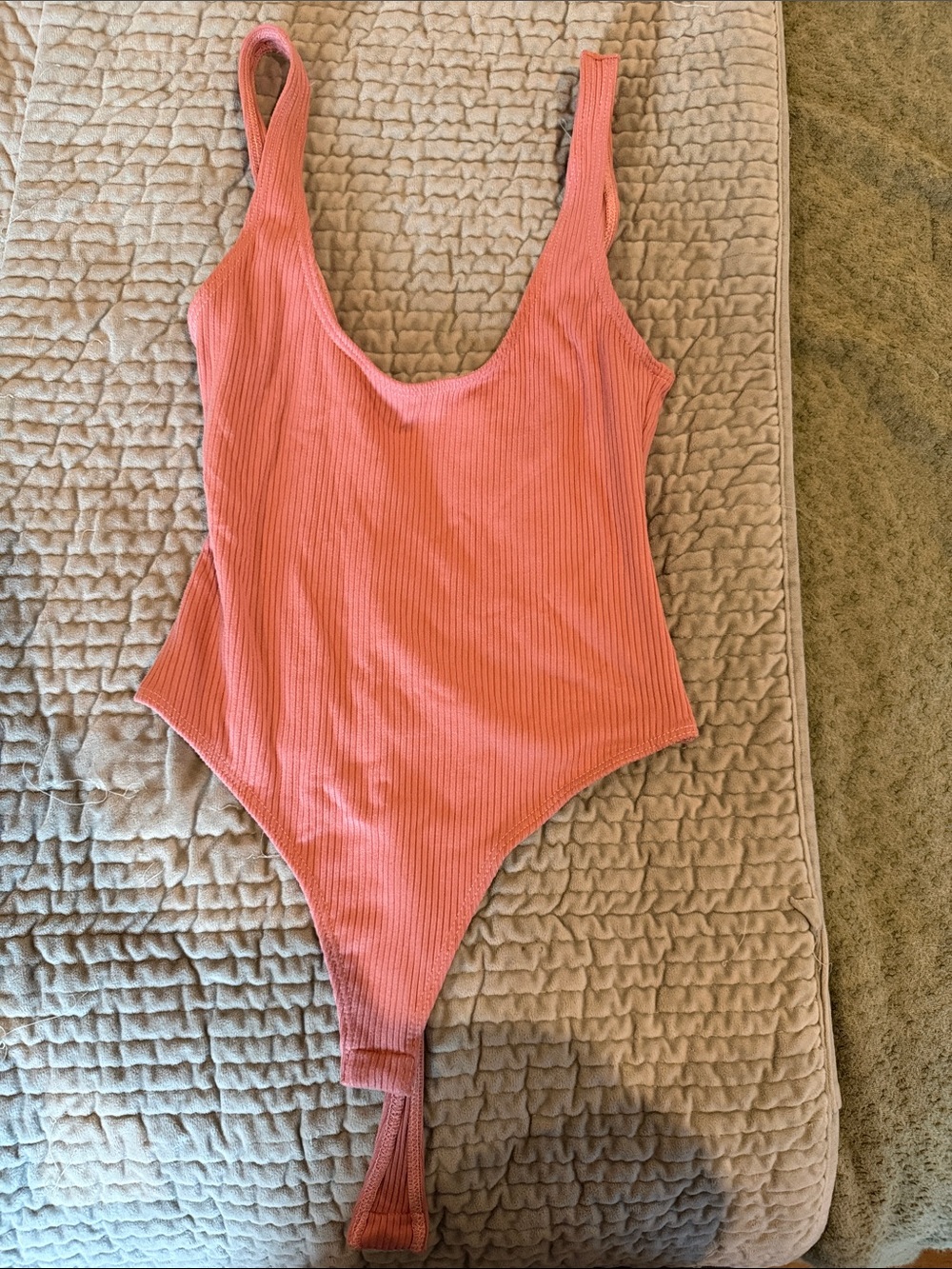 Resa bodysuit Ribbed Muave Pink